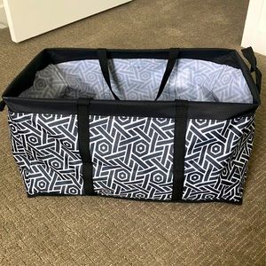 Collapsible Patterned Storage Tote